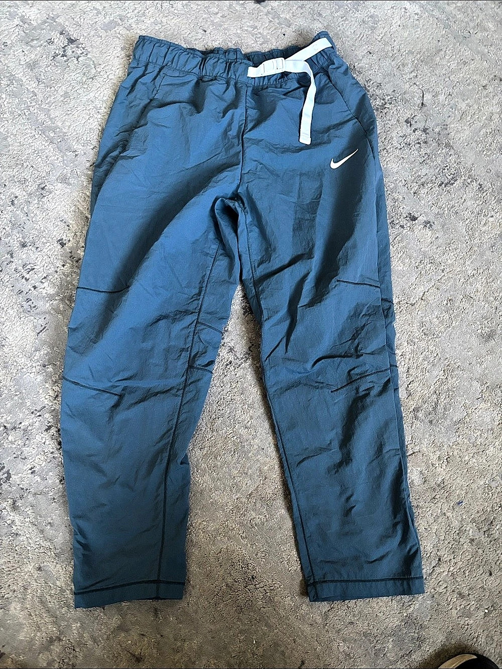 Nike Sportswear Swoosh Woven Pants Blue Medium